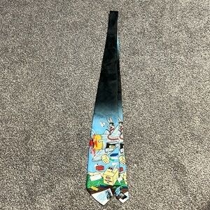 Looney Tunes Tie Bugs Bunny 1997 Stamp Collection Post Office US Mail Plane